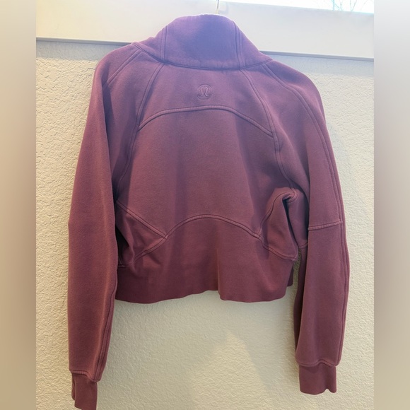 lululemon athletica Mauve Cropped Scuba sweatshirt - Picture 2 of 3